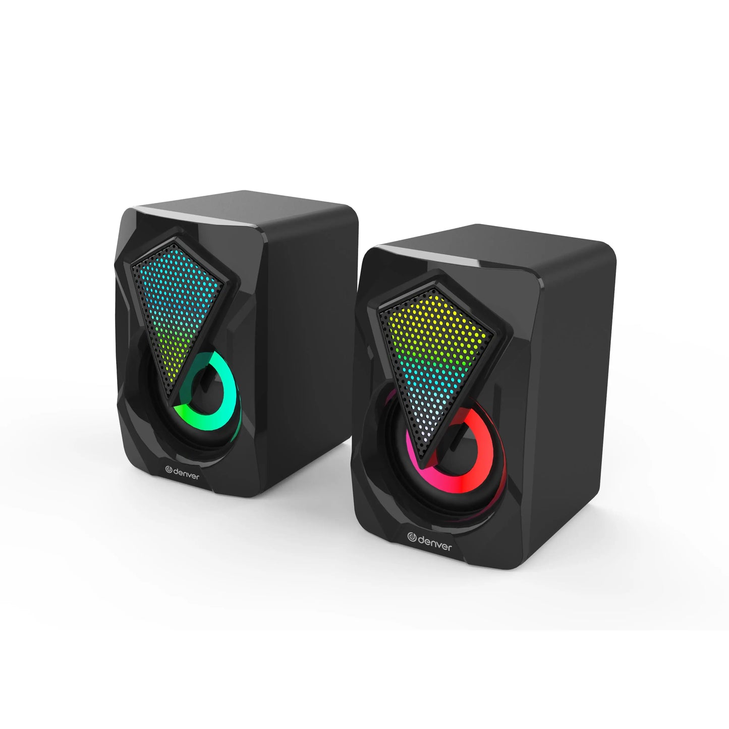 Dinver Gas - Altavoces para Gaming de 500-2X3W RMS - USB - RGB